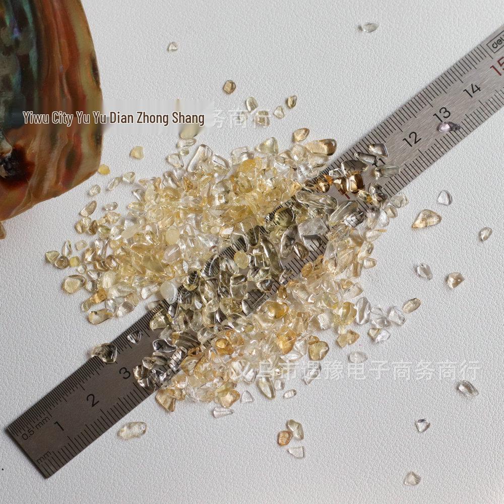 Natural Crystal Pebble Bracelet & Irregular Nail Art Stickers – Jewelry, Decor & Fish Tank Accessories