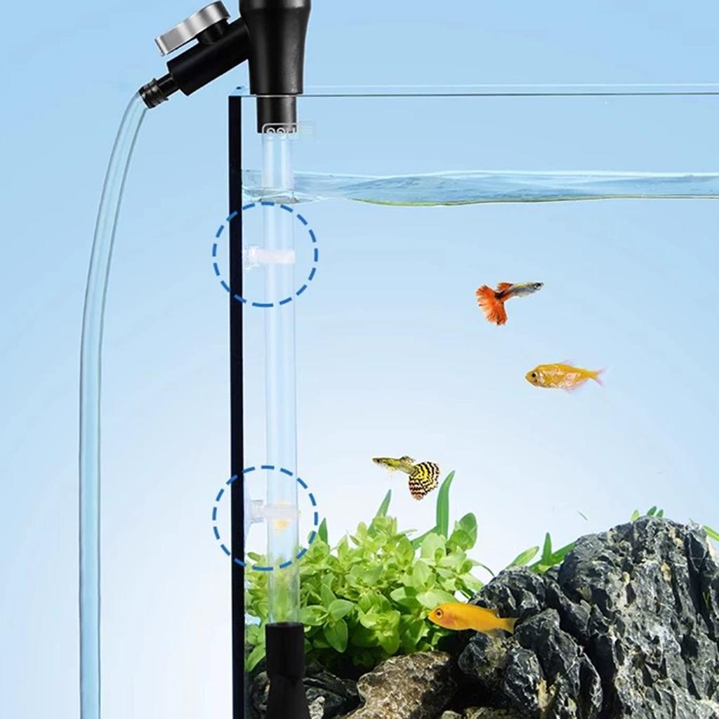 Mini Aquarium Cleaning Tool Siphon Water Changer Sand Cleaner Fish Waste Remover For Small Fish Tanks