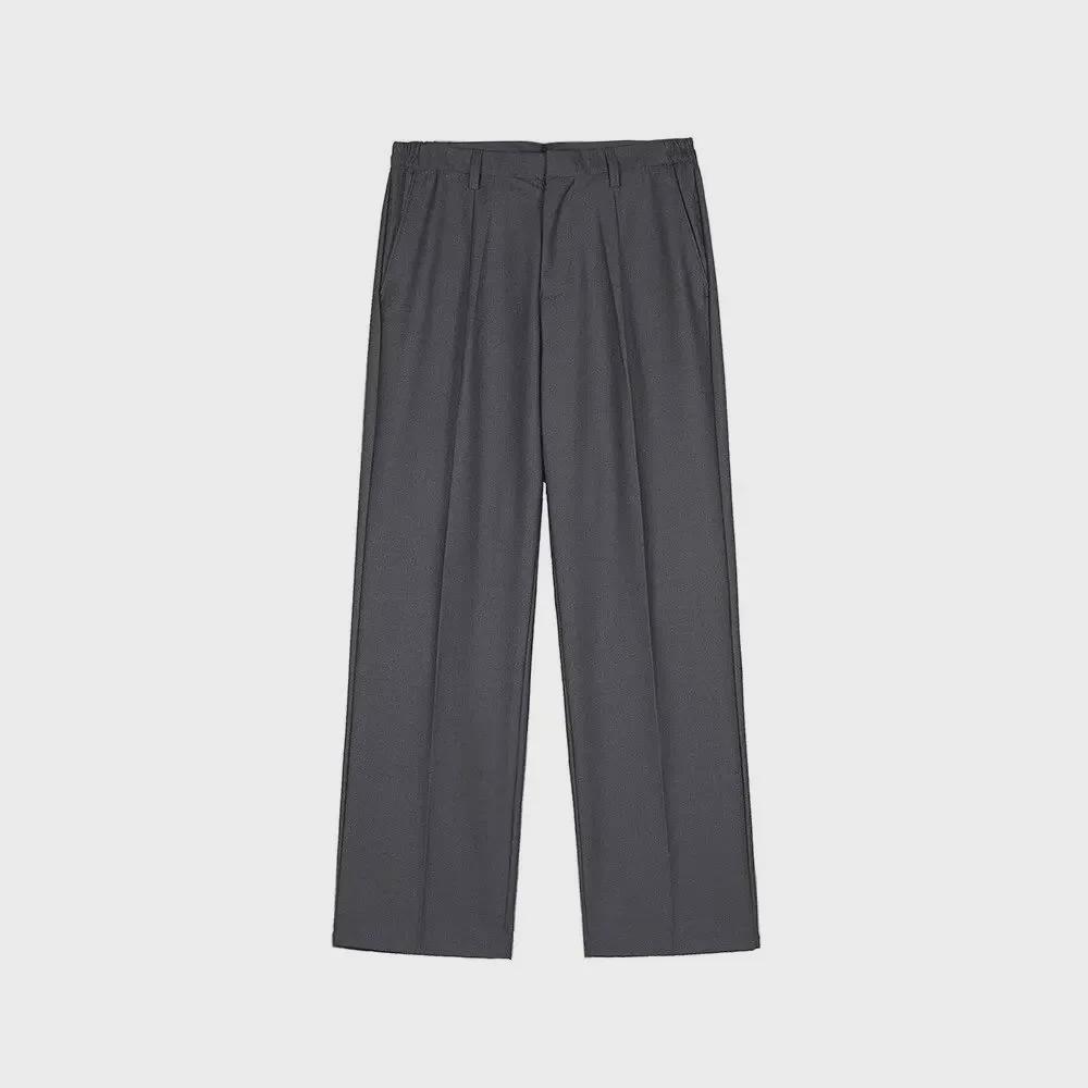 Men's Trendy Wide-Leg Trousers: Versatile Hong Kong Style Loose-Fit for Spring and Autumn.