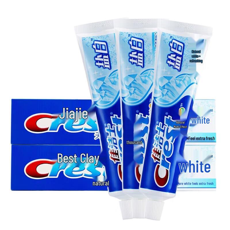 Crest Salt White Multi-Effect Toothpaste 6-Pack