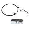 Throttle Cable Black Metal ABS 0487‑033 Replacement for Polaris Ranger 700 6x6 EFI 2009