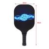 Langlebige Glasfaseroberfläche Pickleball-Schläger Wabenkern Anti-Rutsch-Griff Pickleball-Schläger Leichter Sport-Schläger