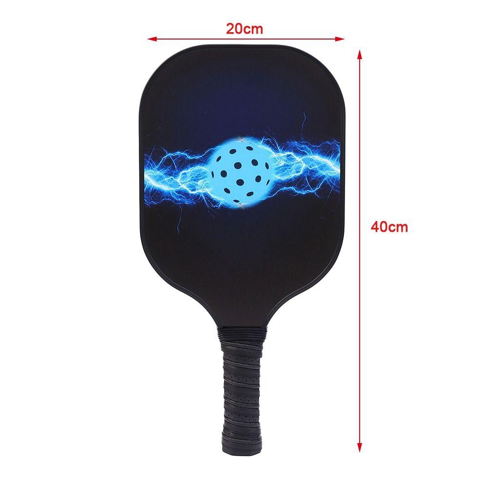 Langlebige Glasfaseroberfläche Pickleball-Schläger Wabenkern Anti-Rutsch-Griff Pickleball-Schläger Leichter Sport-Schläger