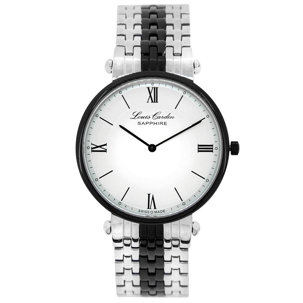 Luiseukadin Lc008Bs_M Swiss-Made Men'S Slim Metal Watch