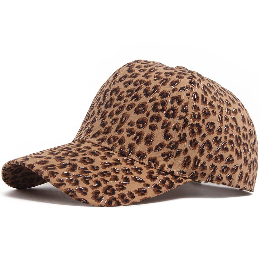 

Summer New Women Baseball Cap Fashion Leopard Print Snapback Casual Girls Sun Visor Hat Vintage Men Female Caps Adjustable Adjustable