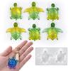 Sea Turtle Keychain Diy Ocean Theme Silicone Mold Handcraft Epoxy Resin Mold