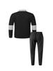 2025 Men's Autumn Waffle Sweatshirt & Pants Set - Casual Long Sleeve Lapel Design