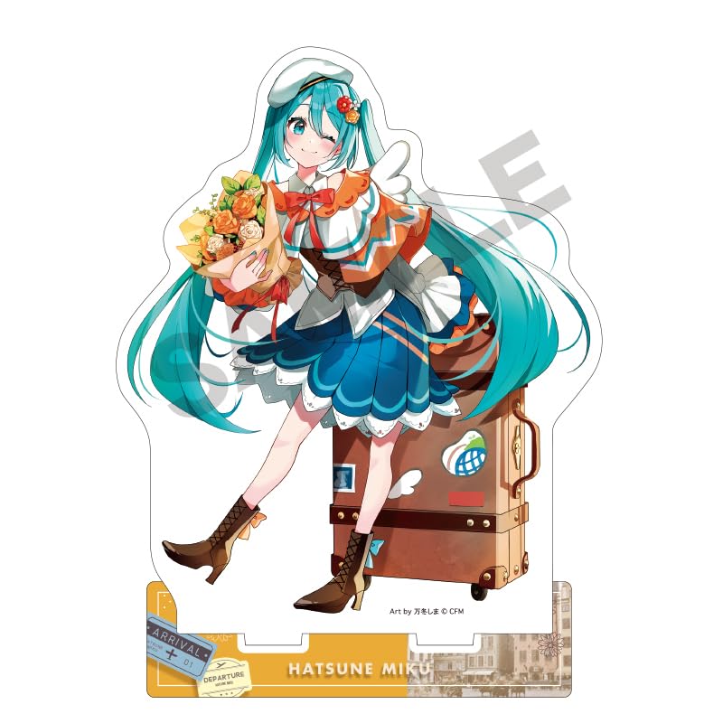 

CRUX Hatsune Miku Acrylic Stand H155 x W125 x D3mm Yellow 121704