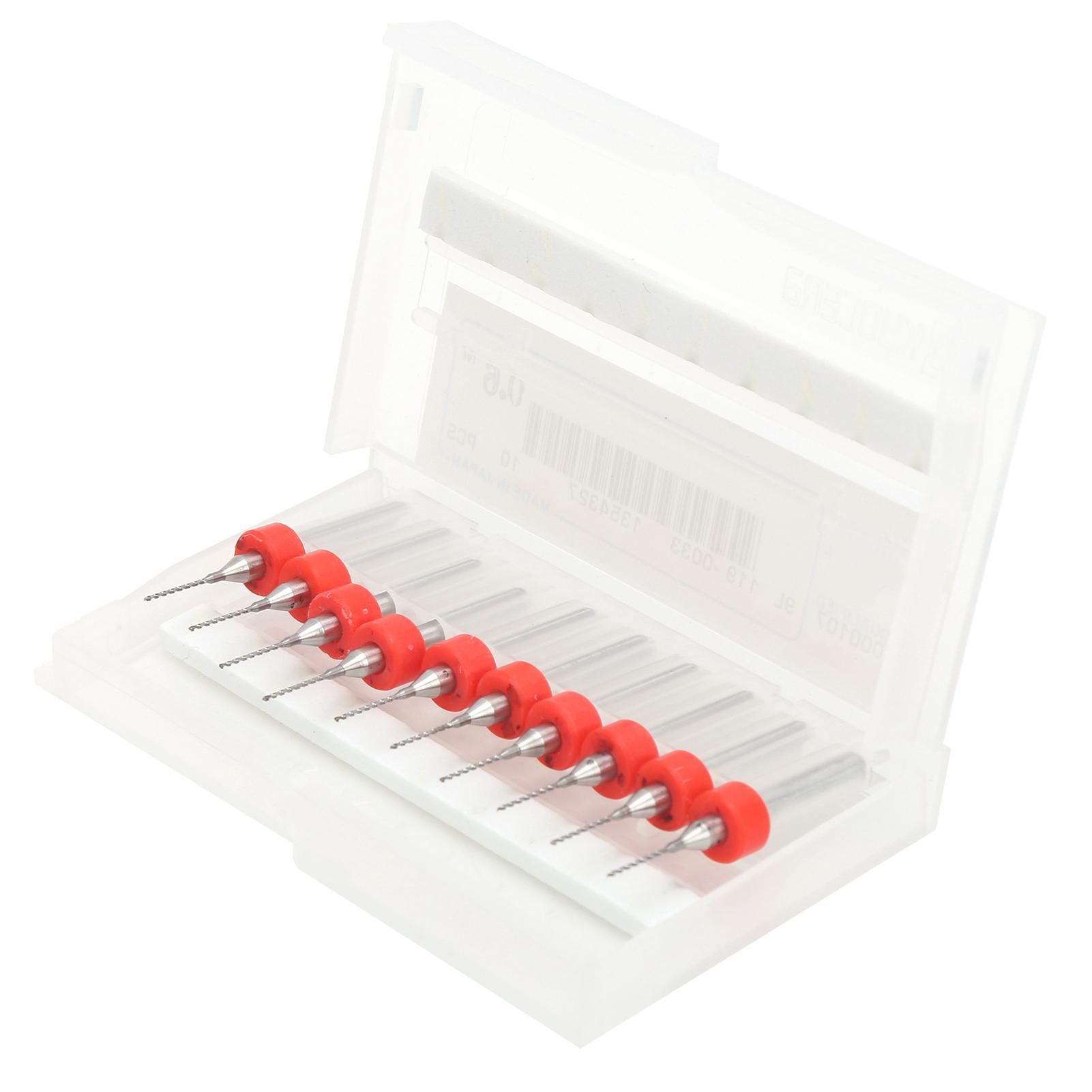 

10 шт. Сверла для чистки сопла принтера Аксессуары для трехмерного принтера 0,6 мм