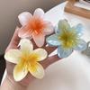 Little Plumeria Hairpin Korean Style Creative Flower Clasp Cute Hair Clip