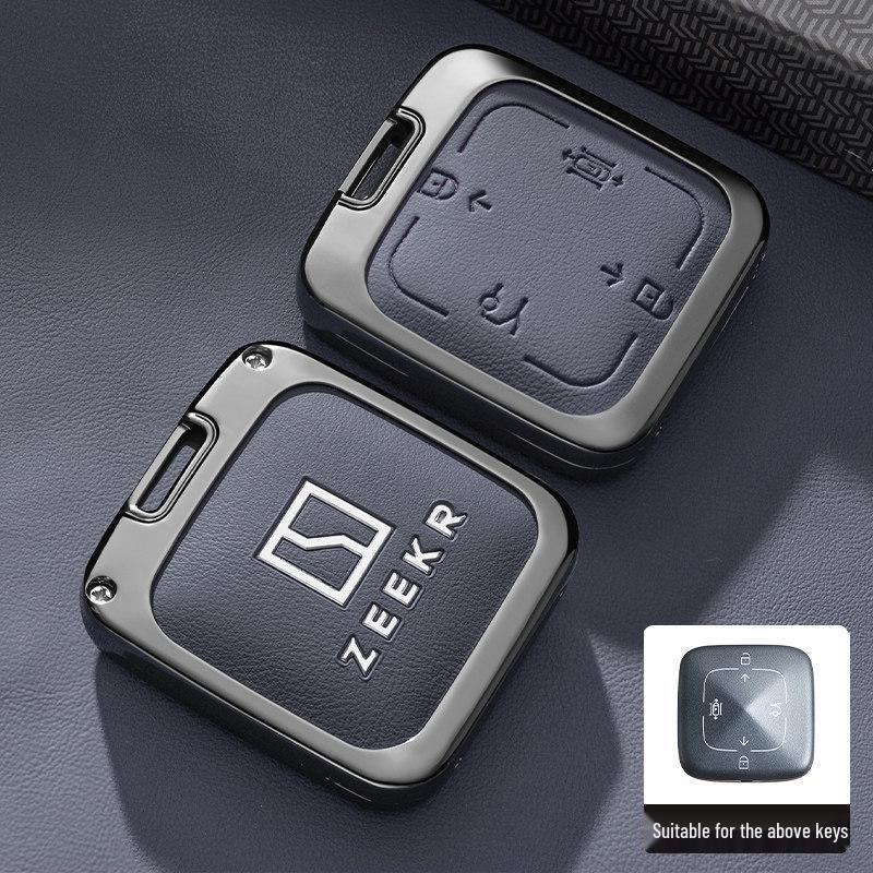 Bluetooth Schlüsseletui für Zeekr JiKe 007 - Auto Zubehör Schale, Schnalle und Herren Tasche