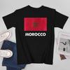 More Design Morocco Flag Moroccan Unisex Tshirt Tees Tshirt Oneck T Shirts Unisex Boys Clothing 100 Cotton