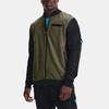 Under Armour ColdGear® Infrared Utility Flight Training Logo Color Block Jacket Men Jacket Green 1366198-001