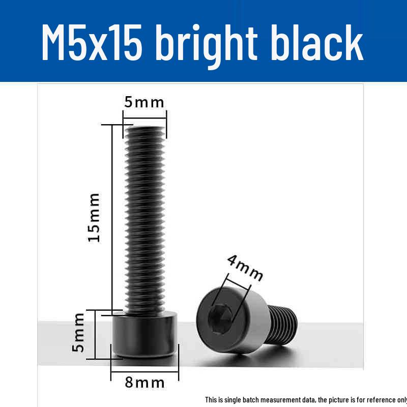 Śruby z łbem walcowym z gniazdem sześciokątnym z anodowanego aluminium M5 - Lekkie, Trwałe, Odporne na zużycie