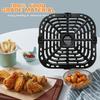 6QT Air Fryer Rack for Instants Pot Vortex Plus 6QT XL Air Fryers, Premium Air Fryer Grill Crisper Plate Pan Tray Grate Shelf Grid for Instants