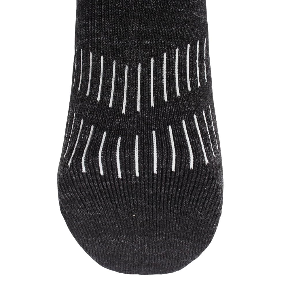 North Trekking Midweight Crew Unisex Wool Arch Support Pile Antibacterial M [The Face] Black/Black