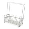 Sponge Rag Rack Dishcloth Drying Rack Sink Faucet Detergent Sponge Holder   for Kitchen Countertop