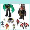 Ben 10 Actionfiguren Spielset mit neun hochwertigen PVC-Figuren für Sammler