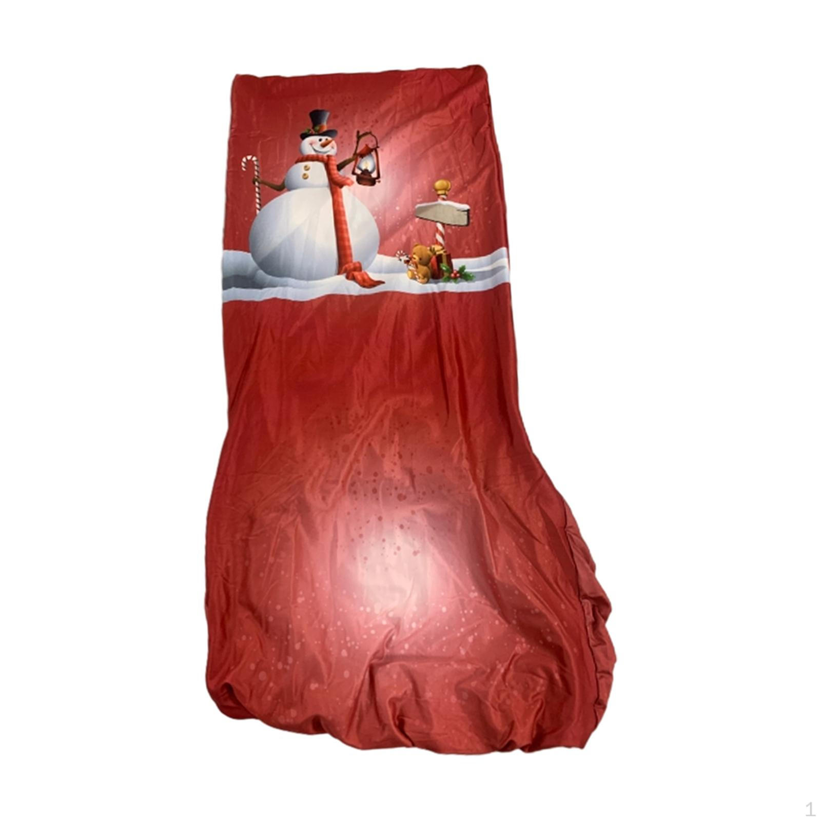 

Рождественский чехол для обеденного стула, защитный чехол для сиденья из полиэстера, который можно стирать, Рождество Style E