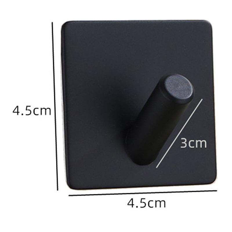 Stainless Steel Silver Bathroom Hardware Set Towel Rack Toilet Paper Holder Towel Bar Hook Multifunctional Bathroom Accessories