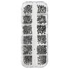 Round Stud Nail Art Accessories Punk Style Nail Beads and Rivets Hot Nail Metal  DIY Manicure