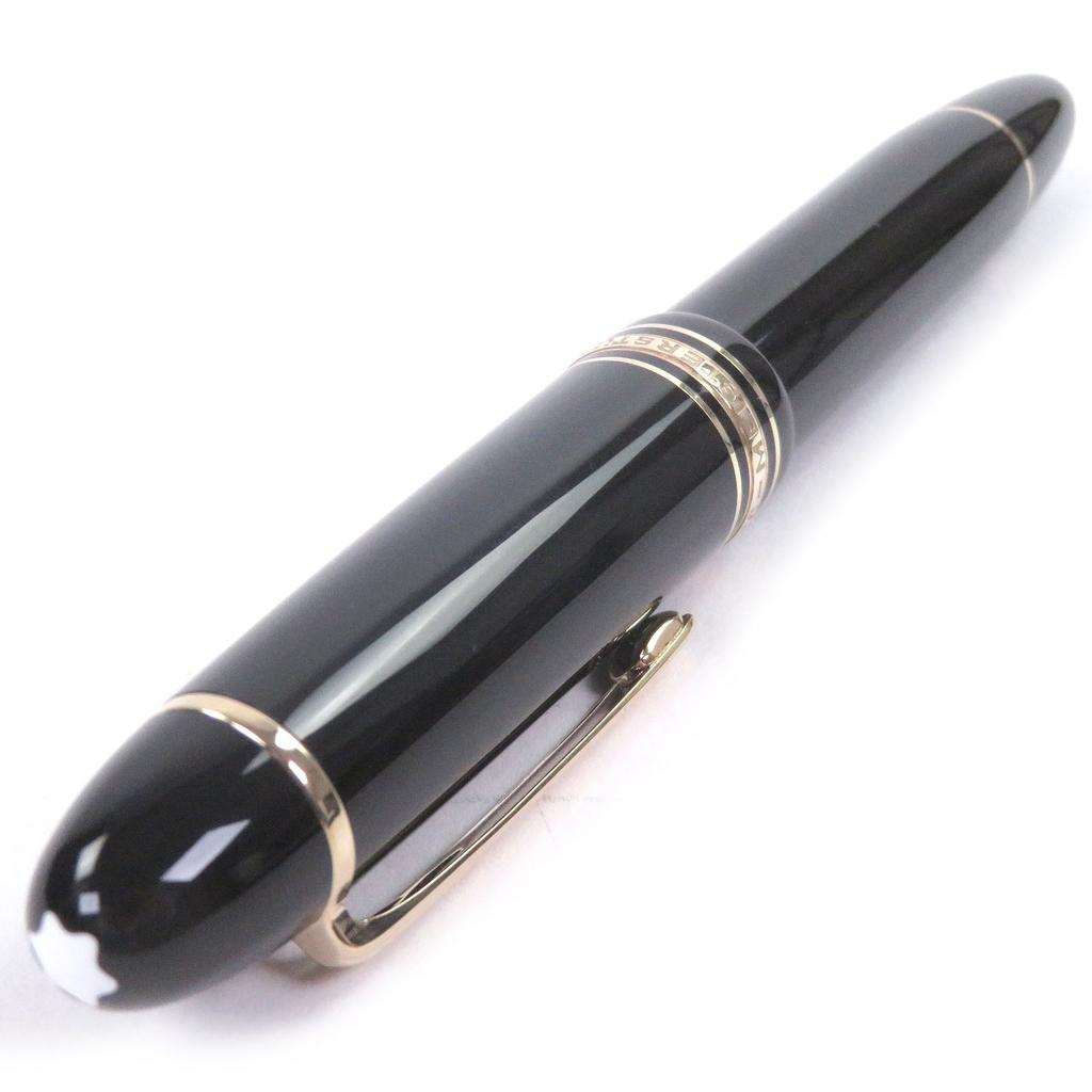 Excellent MONTBLANC fountain pen Meisterstück 149 Cap type black 14K mens Used