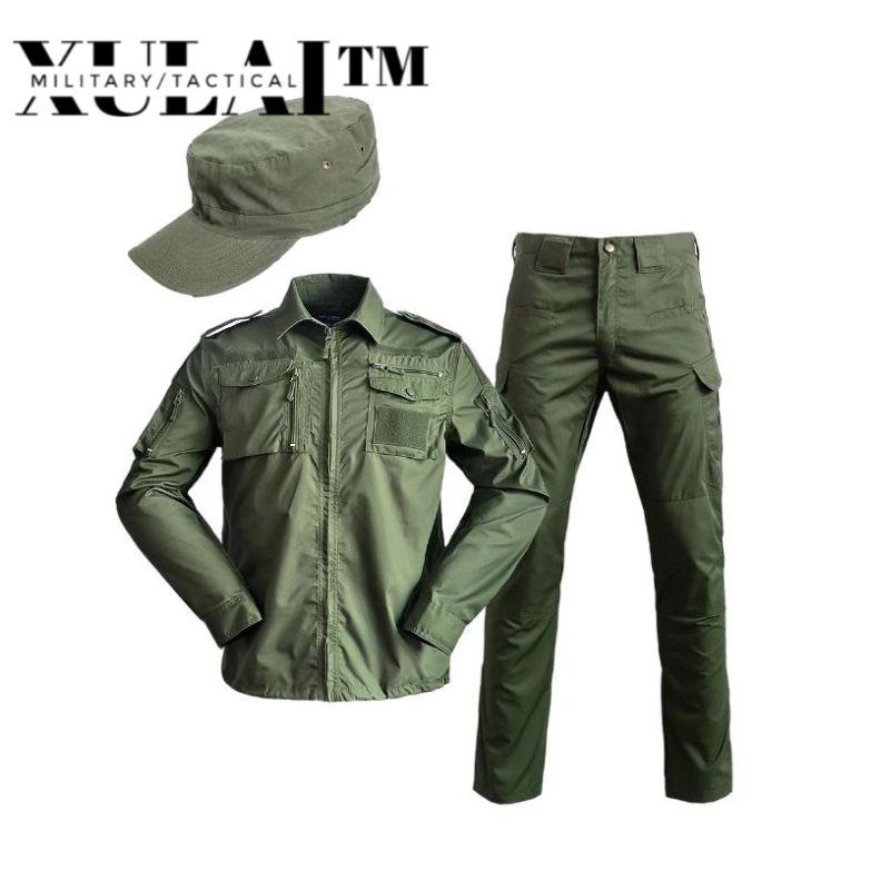 

Армійська військова кепка зелена саржева форма для чоловіків L зелений