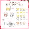 M-Modern-166 Pcs Crown Decor For Flower Bouquet With 6 Crown Cake Topper 100 Corsage Pins 60 Butterflies