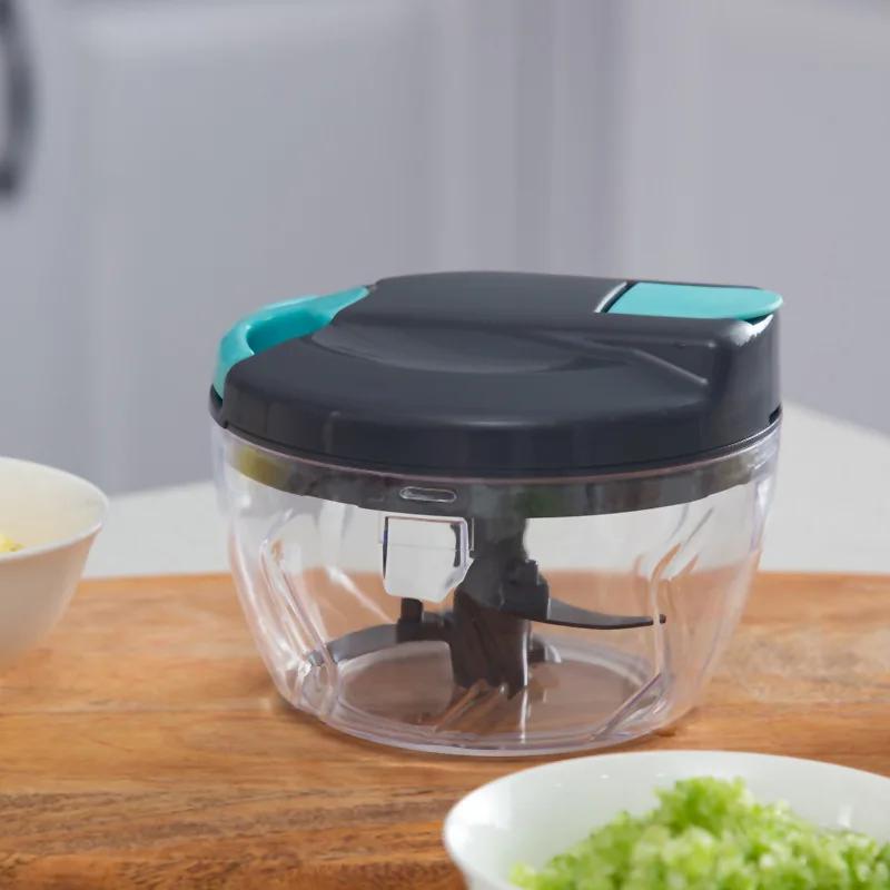 500/900ML Manual Meat Grinder Garlic Chopper Multifunction Vegetable Cutter Chopper Garlic Crusher Kitchen Gadgets