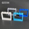 Architectural Building Blocks: 1x4x3 Windows - White & Light Gray