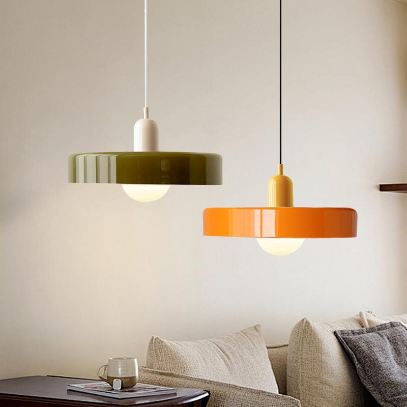 35cm Glass Pendant Light Nordic Home Decorative Ceiling Hanging Lamp For Living Room Bedroom Indoor Vintage Dining Table Fixture