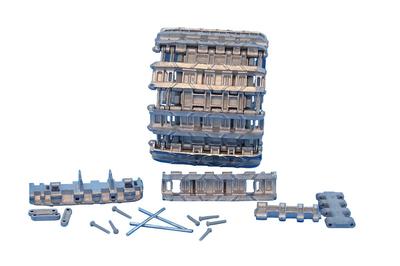 Master Club WWII German Army Tiger 2 Tracks Late Model Metal Plastic Model Parts 1/35 Gg24/800/300 MTL-35097