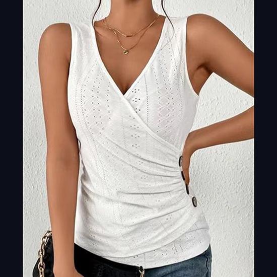 

Весенне-летняя европейская и американская модная женская сексуальная приталенная однотонная футболка с v-образным вырезом и коротким рукавом, повседневная женская одежда S белый