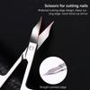 1Pc Professional Nail Scissors Cutter Clipper Manicure Curved Tip Pedicure Tool