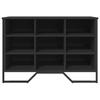 Vidaxl Szafka Na Buty, Czarna, 90X38X61,5 Cm, Materiał Drewnopochodny