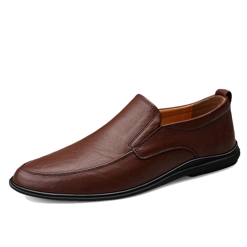 Мужская повседневная обувь из натуральной кожи 2024 года — фото 5