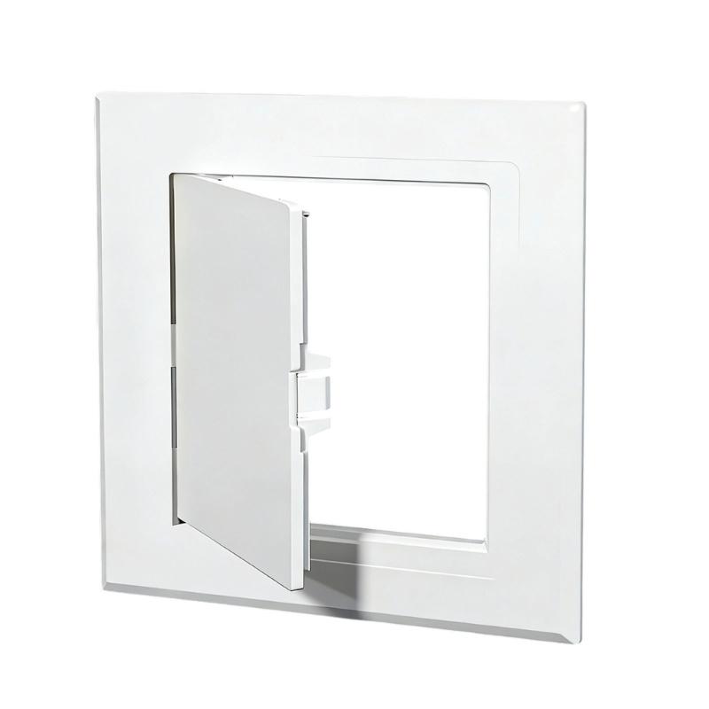 Removable Access Panel Cover For 120x120mm Opening Featuring Detachable Door And Side Mechanism Perfect For Electrical And Plumbing Maintenance