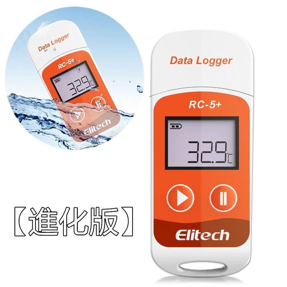 Elitech Temperature Recorder USB Integrated LCD Display Points Easily Record and Analyze Temperatures Data Logger Temperature Alert Automatic Report