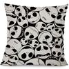 Nightmare Before Christmas Decorative Cushion Cover For Ghost Head Design Waist