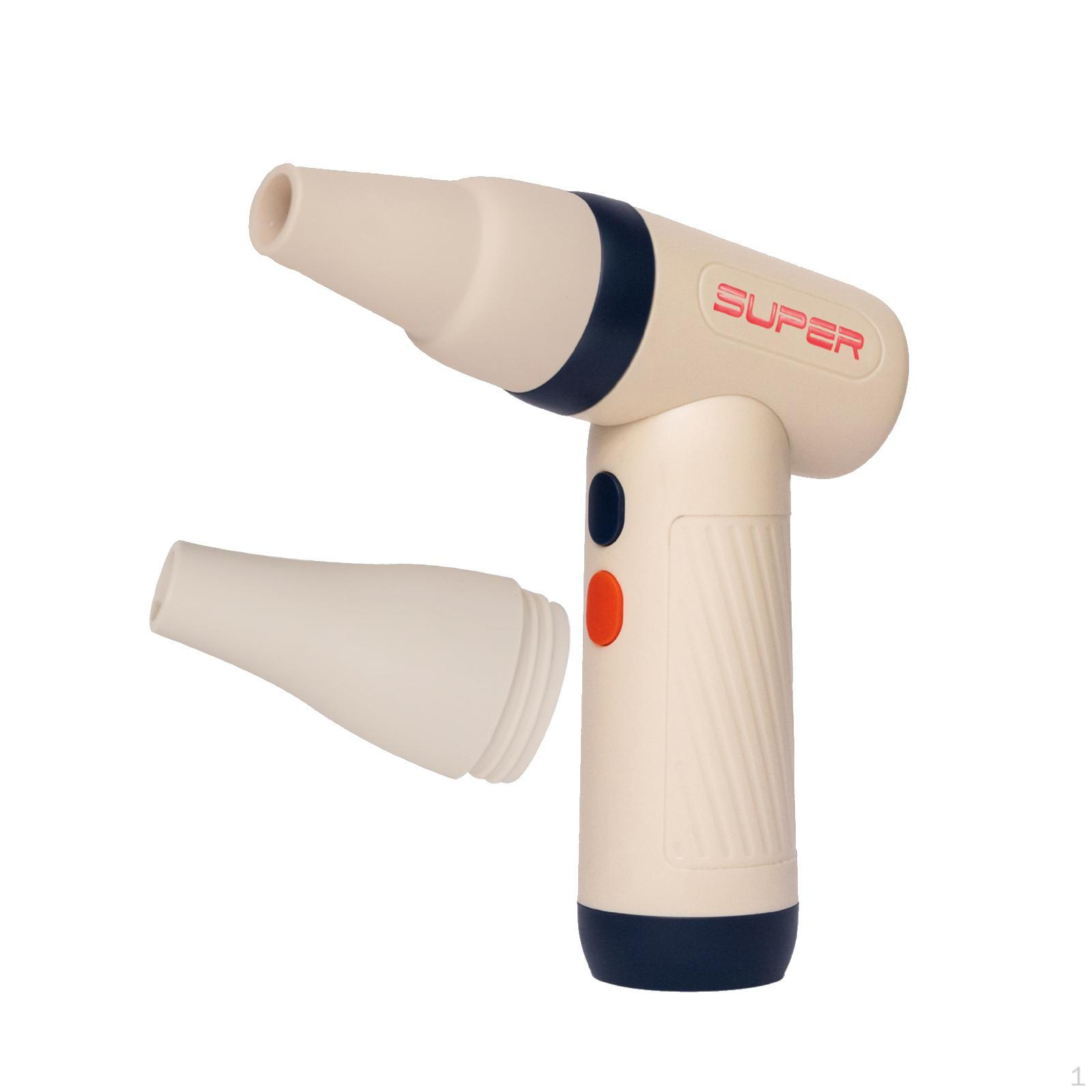 

Ручной турбинный вентилятор портативный воздуходувка маленький быстросохнущий мощный высокоскоростной USB-пылесос синий