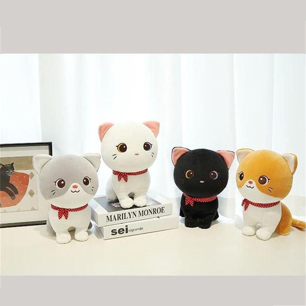 Boys Girls Sleeping Cute Soft Cat Doll Simulation Animal Cat Plush Doll Plush Toys Stuffed Animal
