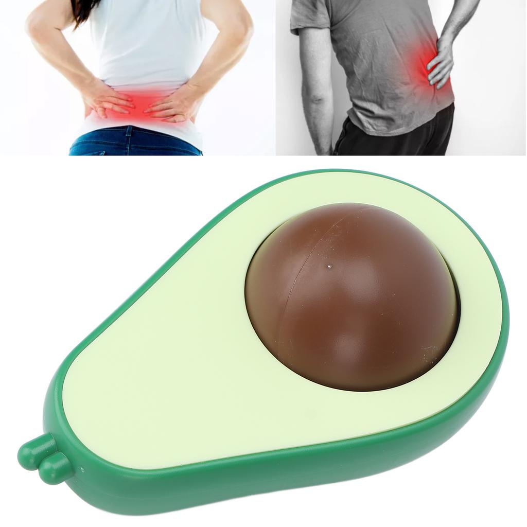 Ball Massager Rolling Fruit Shape Green Manual Muscle Relaxation Massage Ball for Leg Arm Back Shoulder