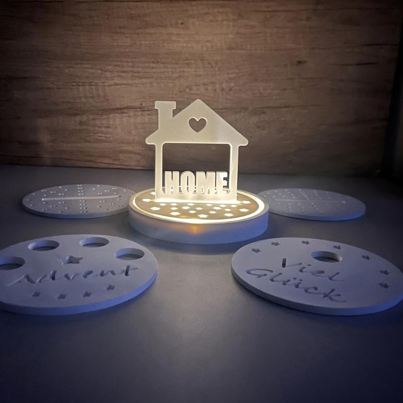 Round Silicone Mold For DIY LED Candle Holders Sturdy And Easy To Demold For Creative Homes Decors Projects
