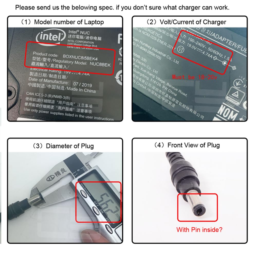 Cablecc Type C Input To DC 20V Output Power 100W 135W 140W 65W PD Charging Cable for Laptop USB-C 5.5 2.5mm