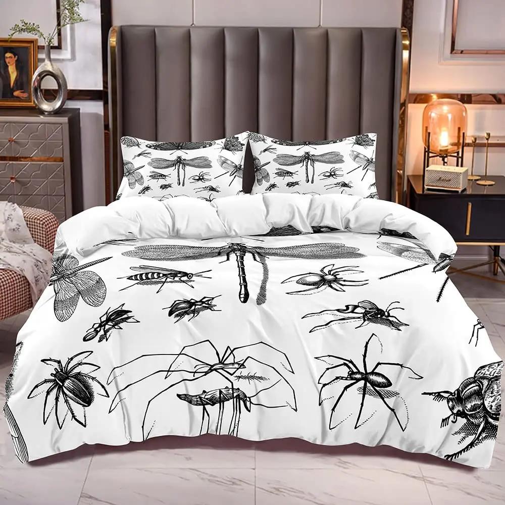 

Green Praying Mantis Duvet Cover King Queen Size Insect Theme Bedding Set For Kids Teens Adults Wildlife Quilt Cover Pillowcase EU single(135x200cm)