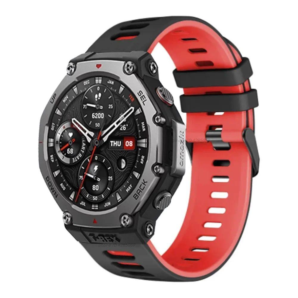 Sportovní řemínek pro chytré hodinky Amazfit T-Rex 3 Měkký prodyšný silikonový náramek pro Huami Amazfit T Rex 3 Řemínek