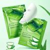 30Pcs Aloe Vera Moisturizing Mask, 0.85 oz each - controls oil and reduces pores, moisturizes after-care and nourishes all types