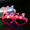 Glowing LED Eyewear For Cosplay Event Practical Plastic Frame Adjustable Fit Adults Kids Costume Props