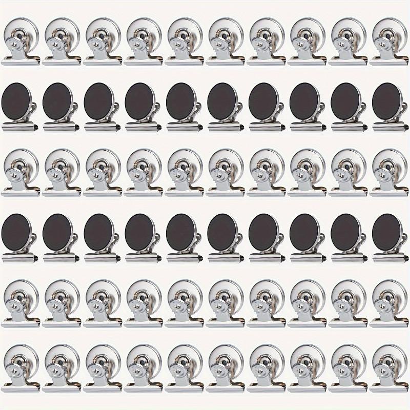 60pcs Strong Magnetic Clips for Fridge & Whiteboard 31mm Securing Items On Boats Displaying Papers Teaching and Office Settings