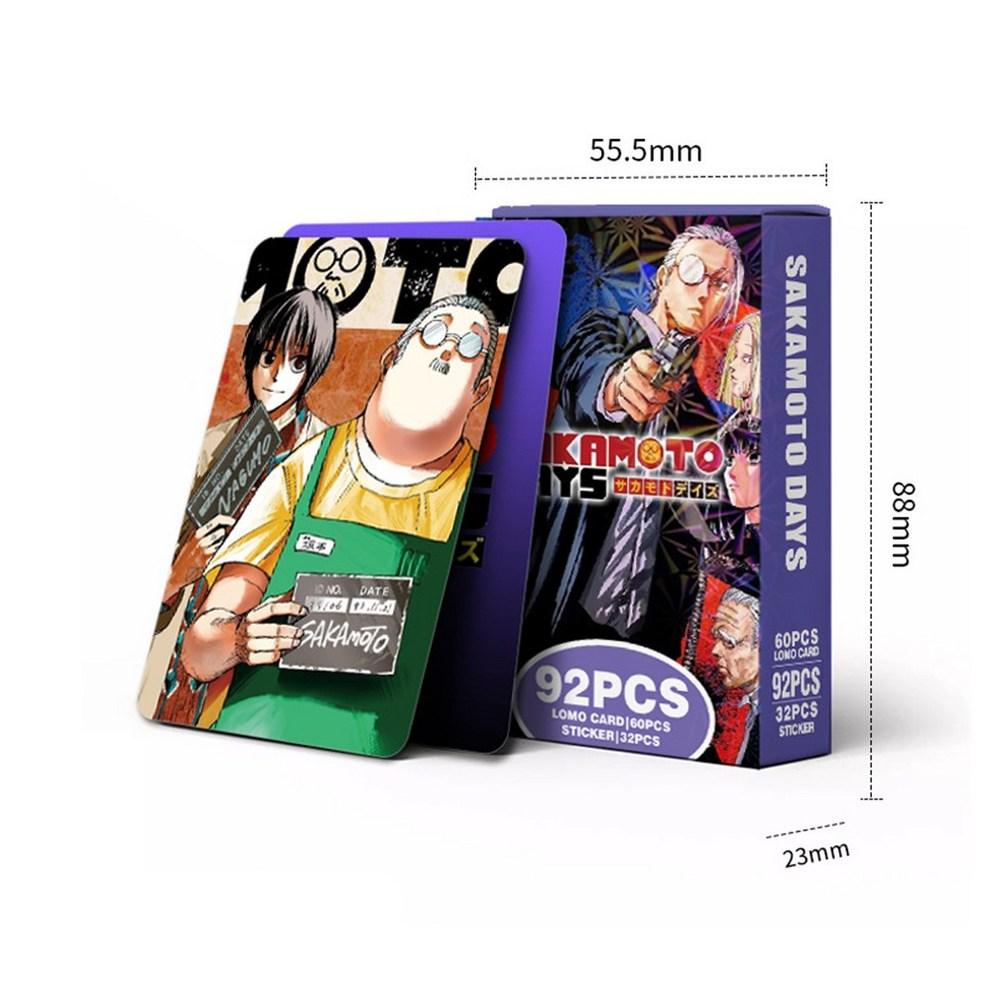 Sakamoto Days Lomo karta 60 ks Samolepka 32 ks Anime fotokarta Zboží